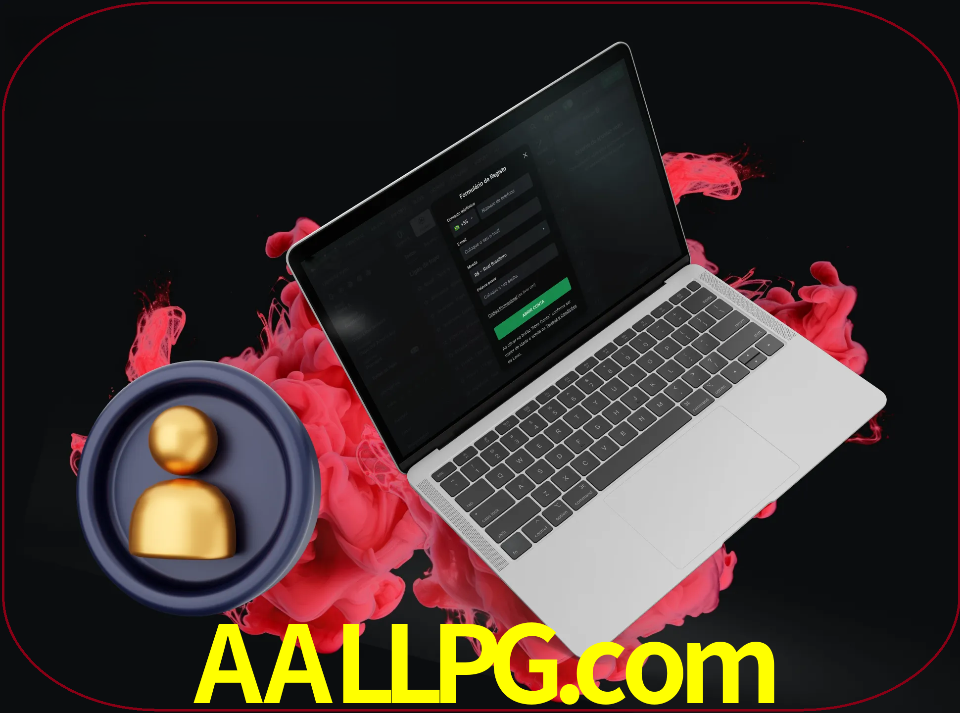 No cabeçalho do site aallpg, clique no botão que o levará a um formulário especial onde terá de introduzir as suas informações actuais.